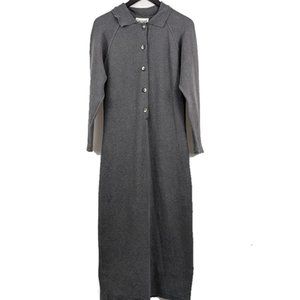 VINTAGE 1990s Grey Stretch Dress Size S/M